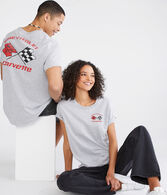 Chevrolet Corvette Flags Oversized Graphic Tee