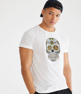 Cinco De Mayo Skull Graphic Tee