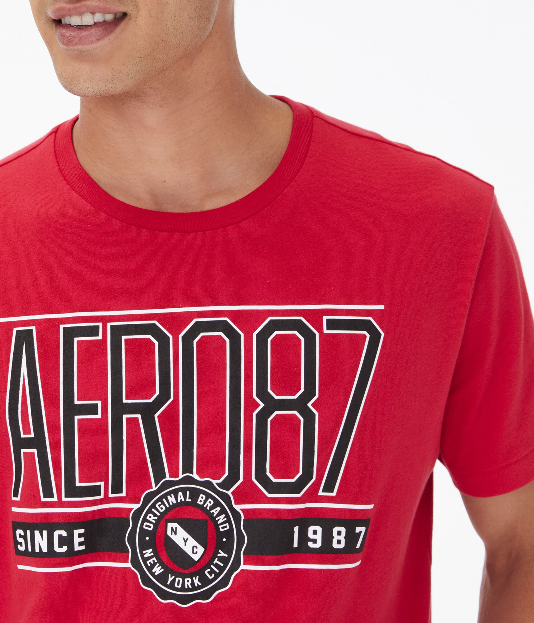 Aero 87 Crest Logo Graphic Tee