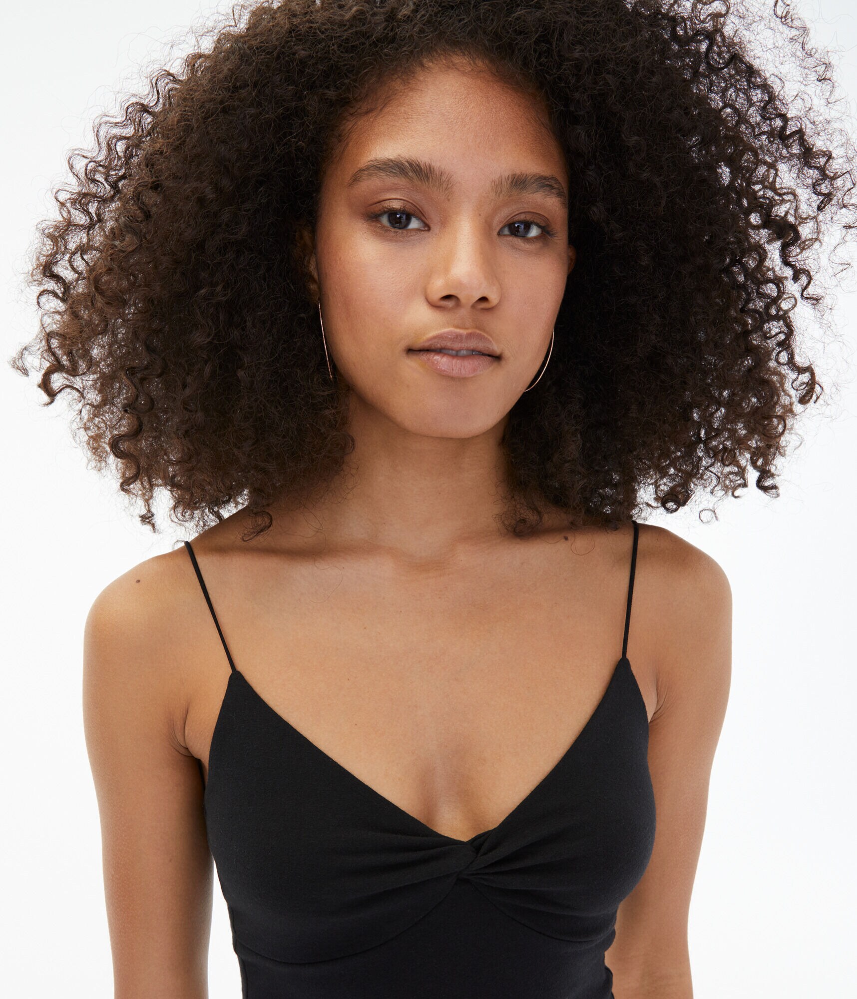 Twist-Front Cropped Tank