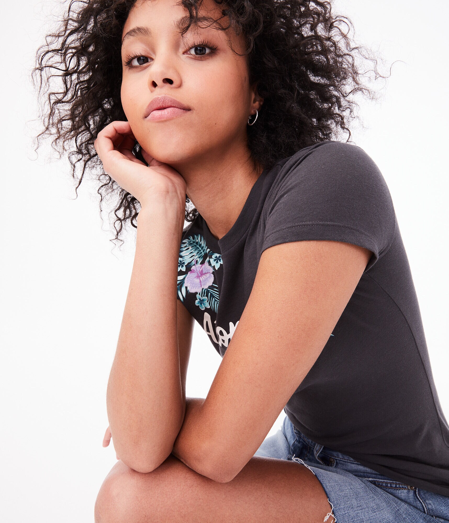 Aero Hibiscus Graphic Tee