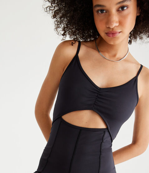 Aero Active Ruched Romper Aero Active Ruched Romper