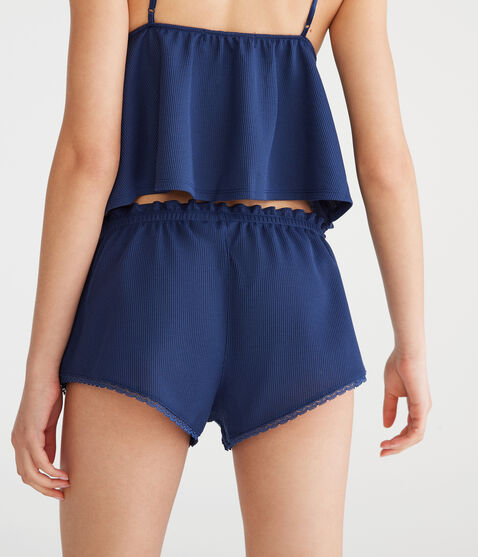 Low-Rise Waffle Sleep Shorts Low-Rise Waffle Sleep Shorts