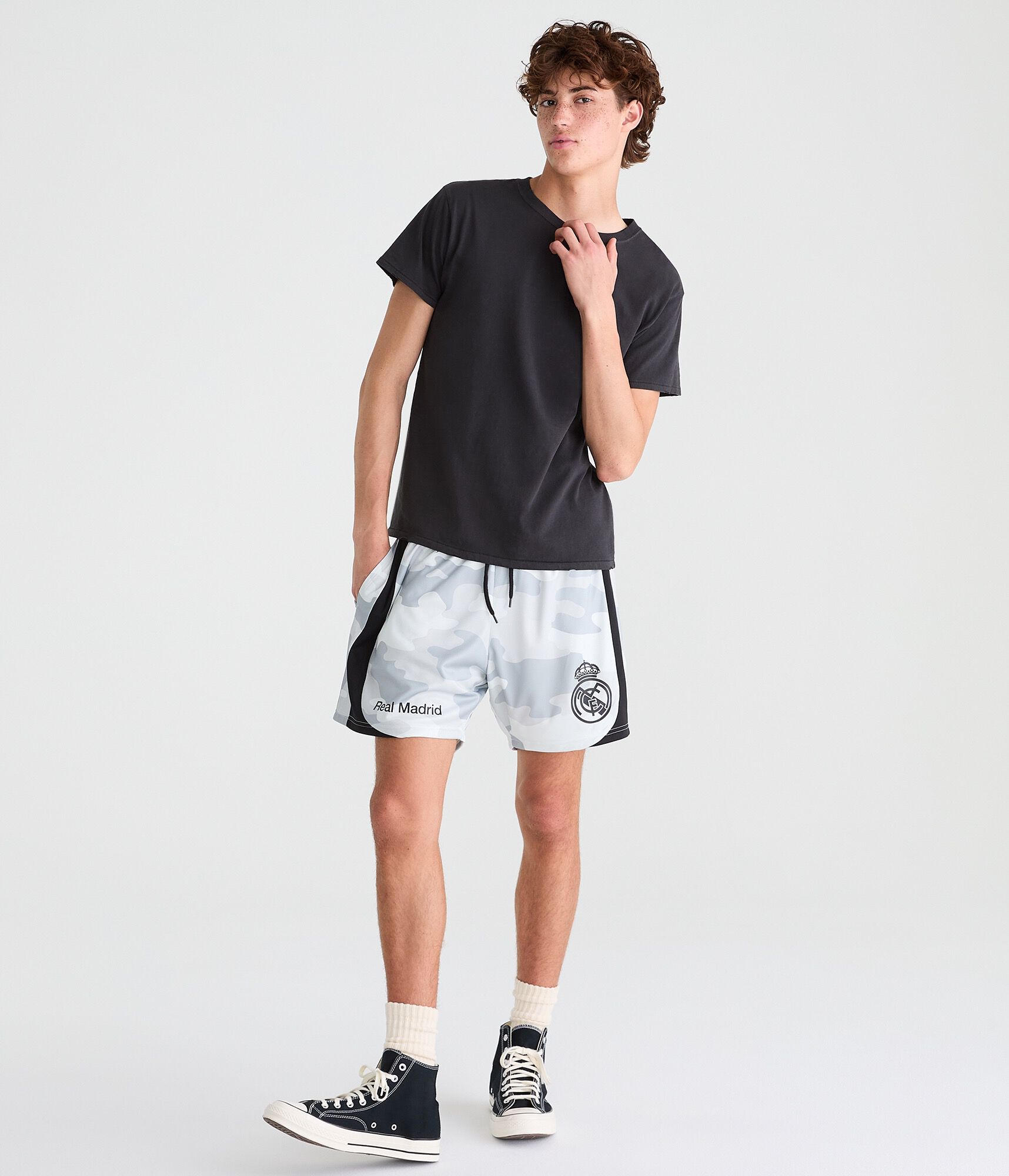 Real Madrid Camo Mesh Shorts