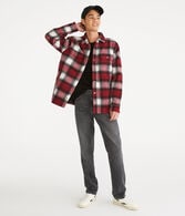 Brushed Plaid Flannel Shacket