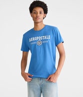 Aeropostale Bear Crest Appliqué Graphic Tee