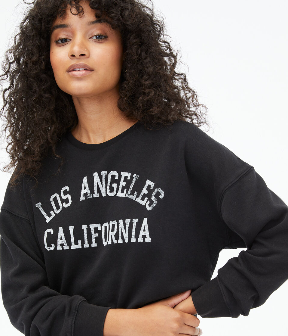 Los Angeles Oversized Crew Sweatshirt