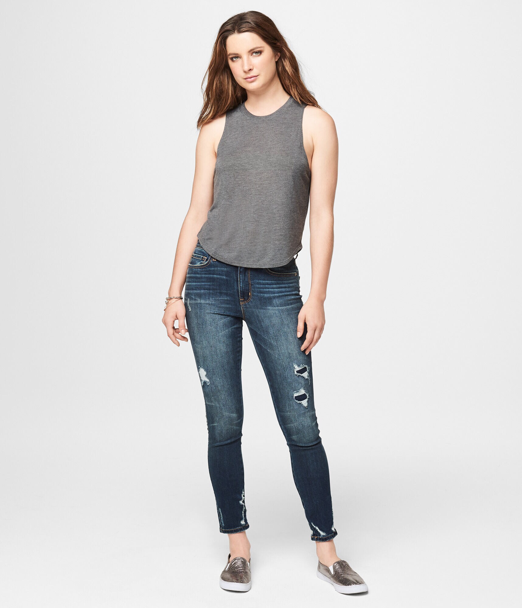 Seriously Stretchy High-Waisted Ankle Jegging