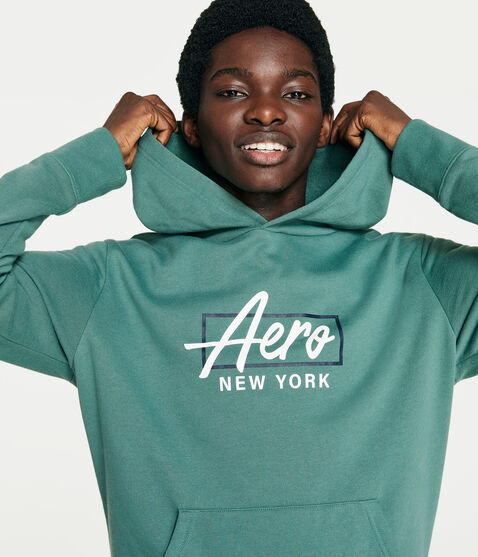 Aero New York Box Pullover Hoodie Aero New York Box Pullover Hoodie