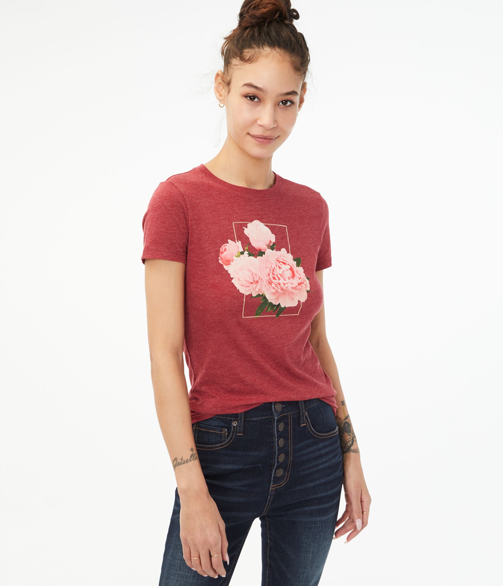 Floral Frame Graphic Tee