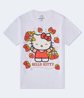 Hello Kitty Strawberries Oversized Graphic Tee