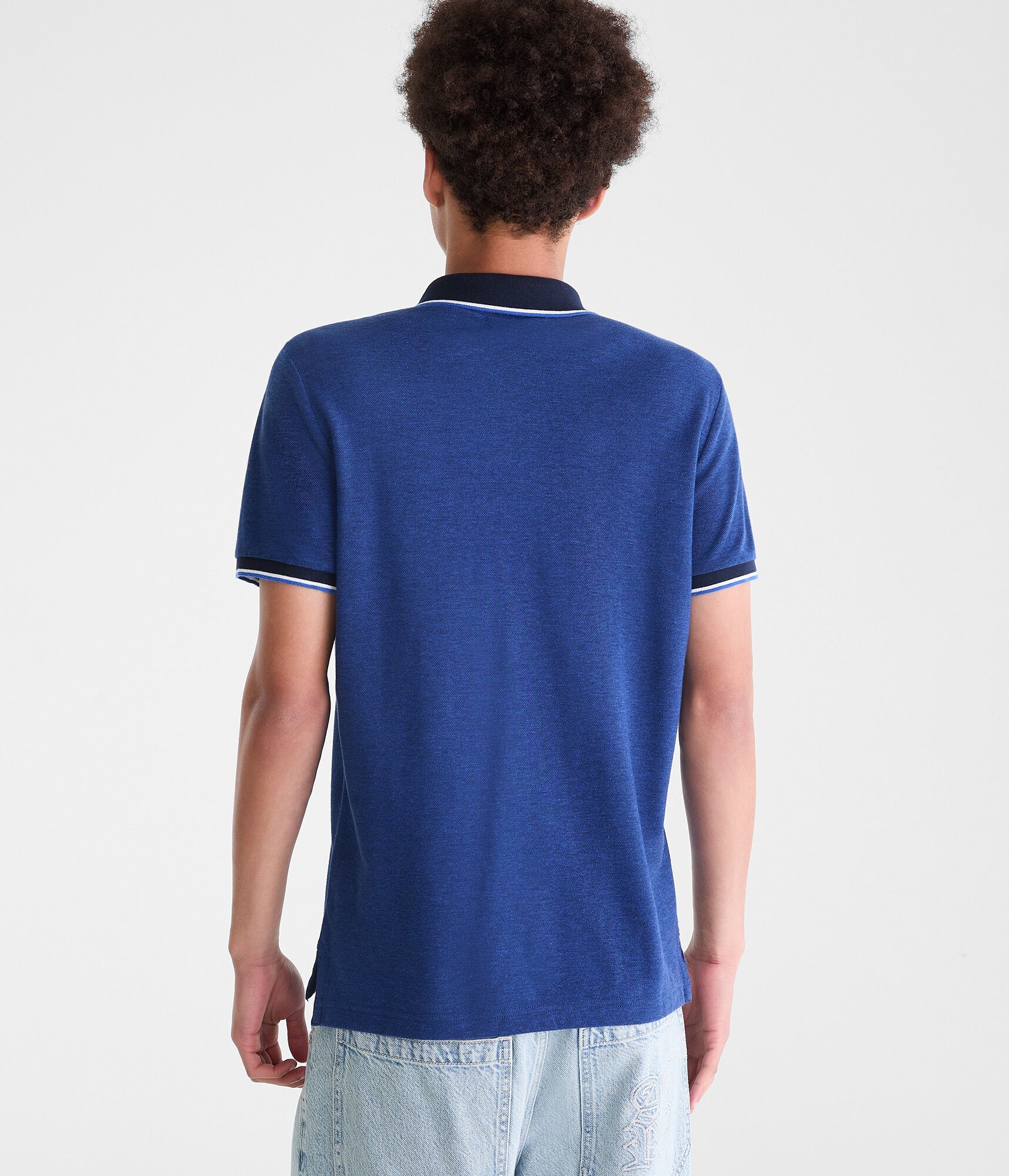 Contrast Tipped Piqu&eacute; Polo