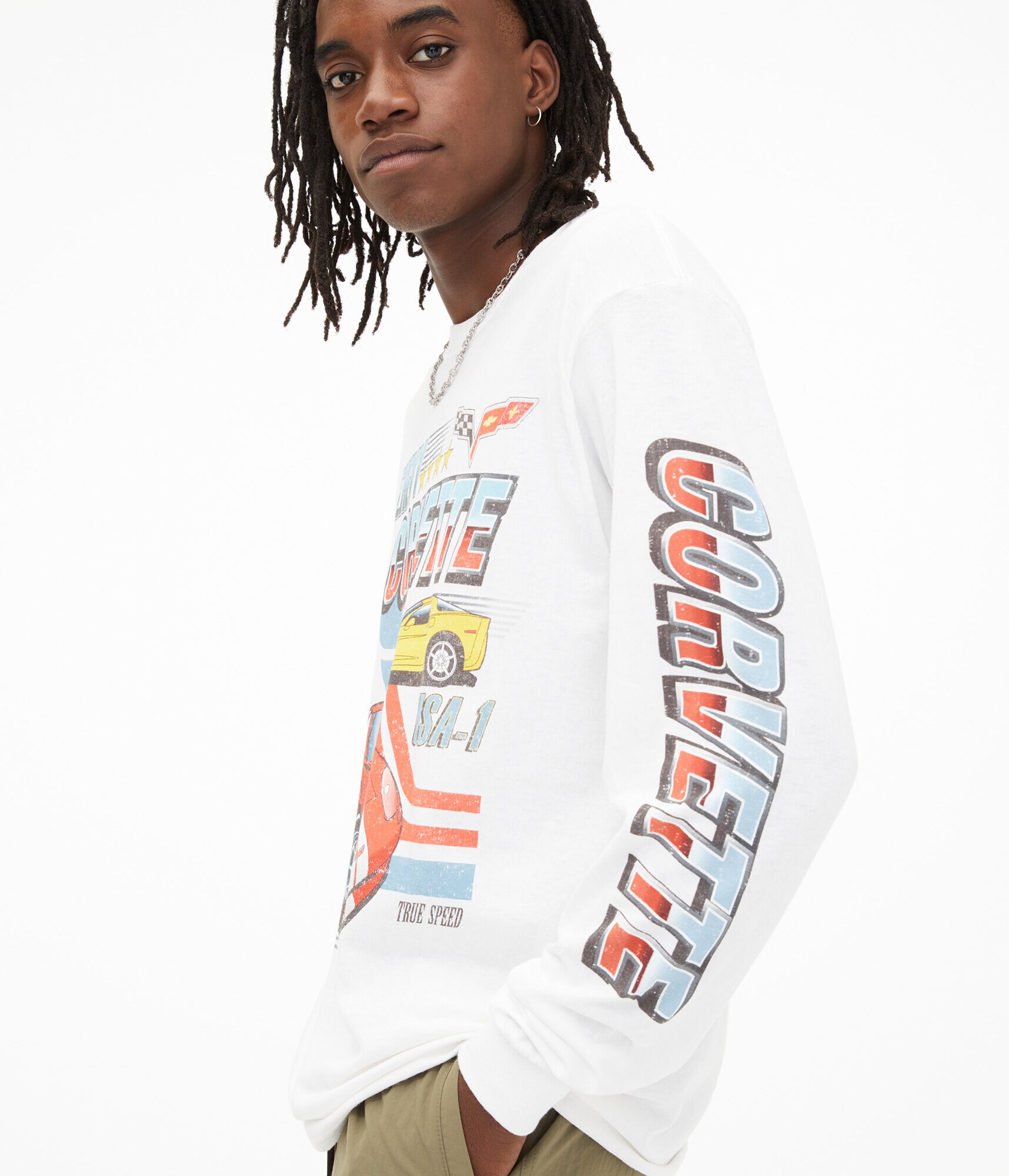Long Sleeve Corvette Graphic Tee