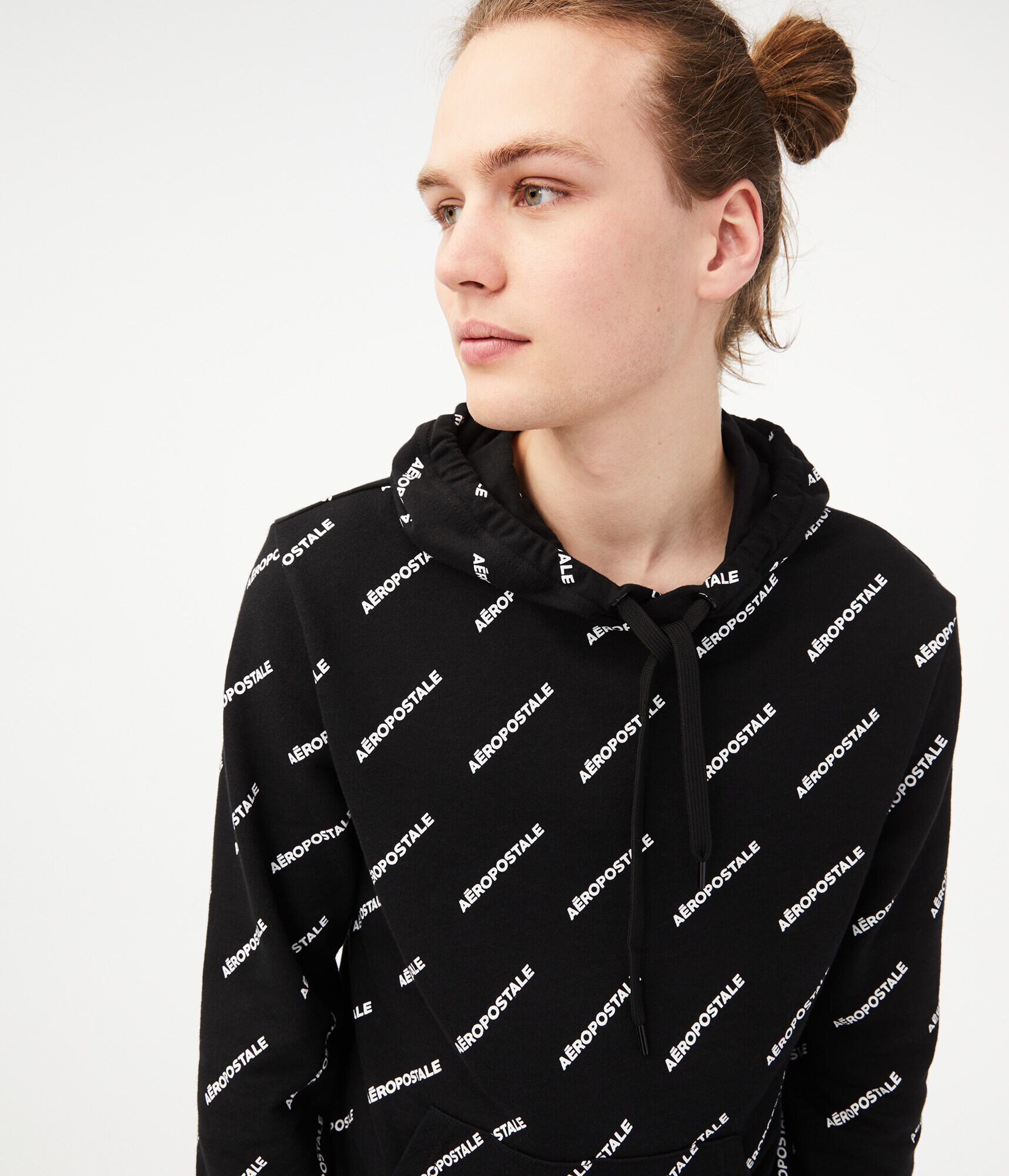 Repeating Logo Pullover Hoodie***