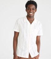 Geometric Textured Shirt