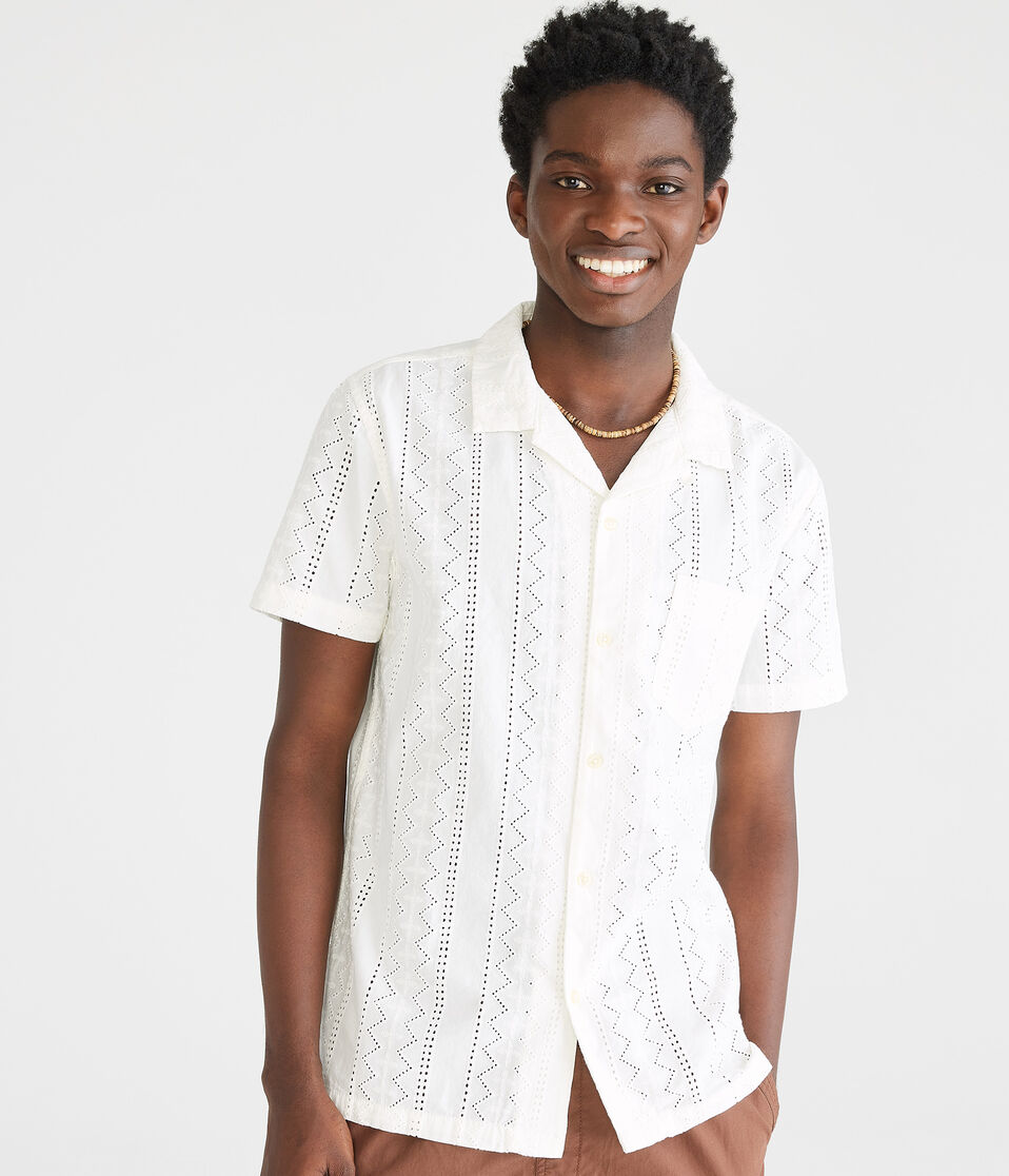 Geometric Textured Shirt