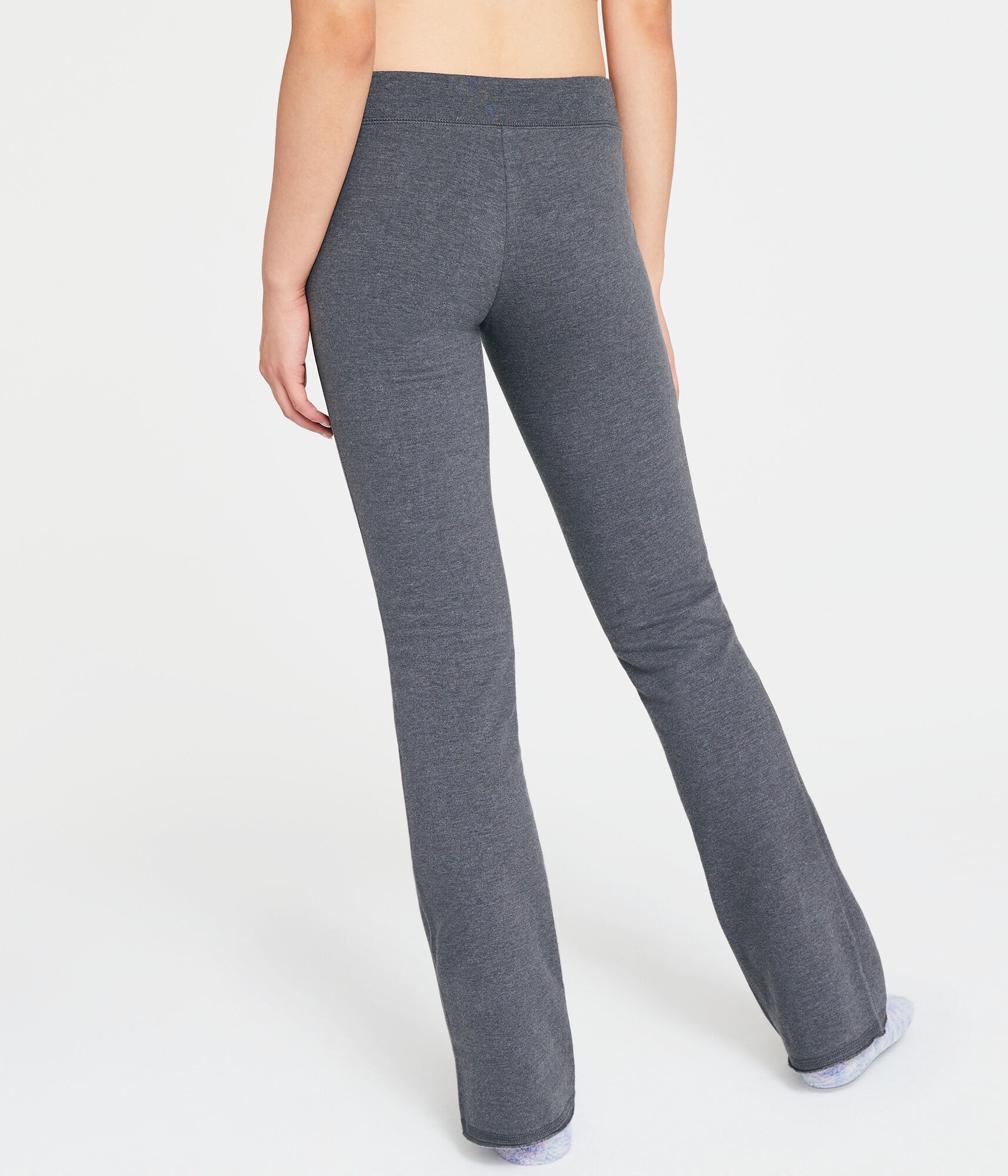 Aeropostale Script Low-Rise Fit &amp; Flare Sweatpants