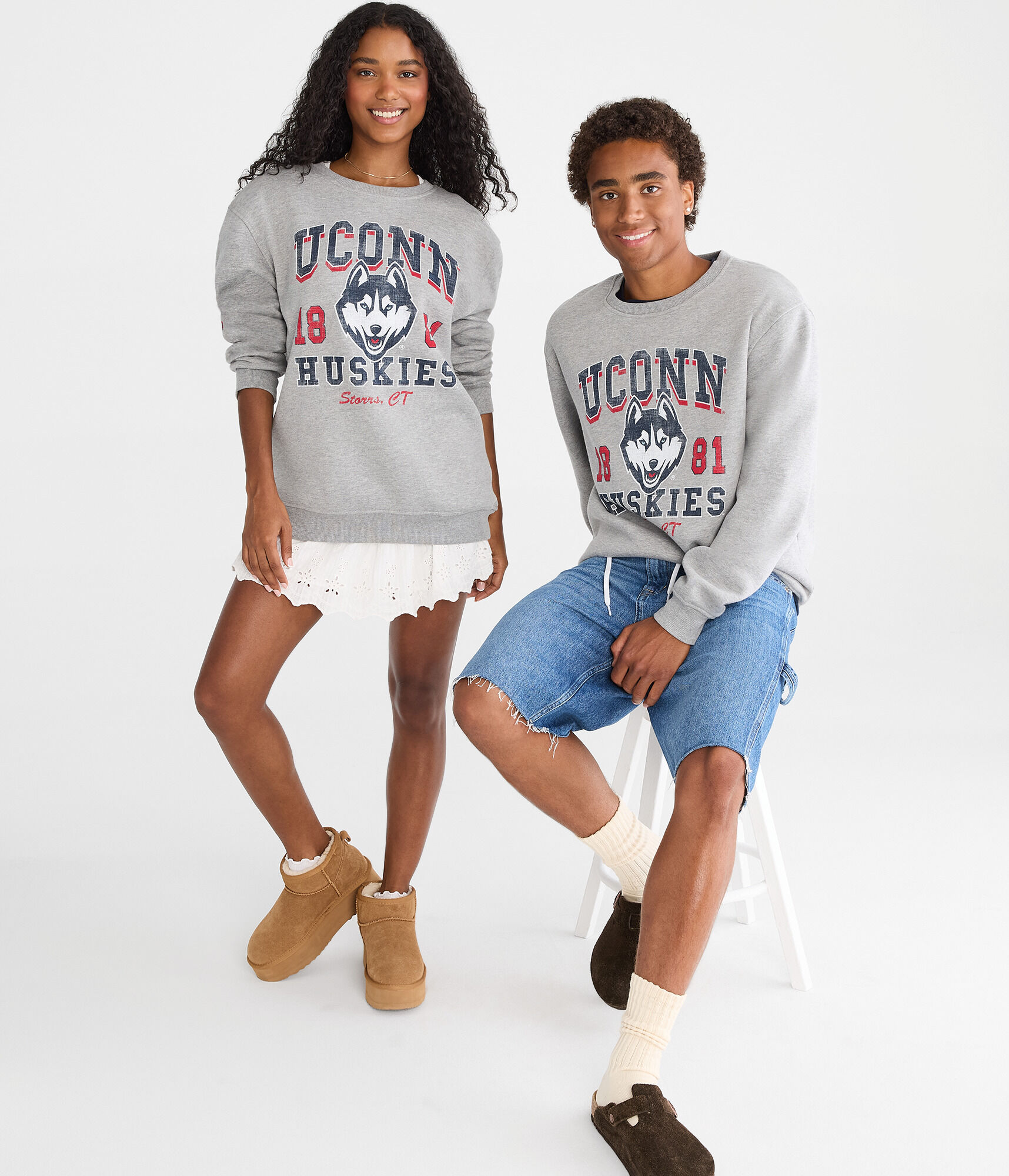 UConn Huskies Crew Sweatshirt