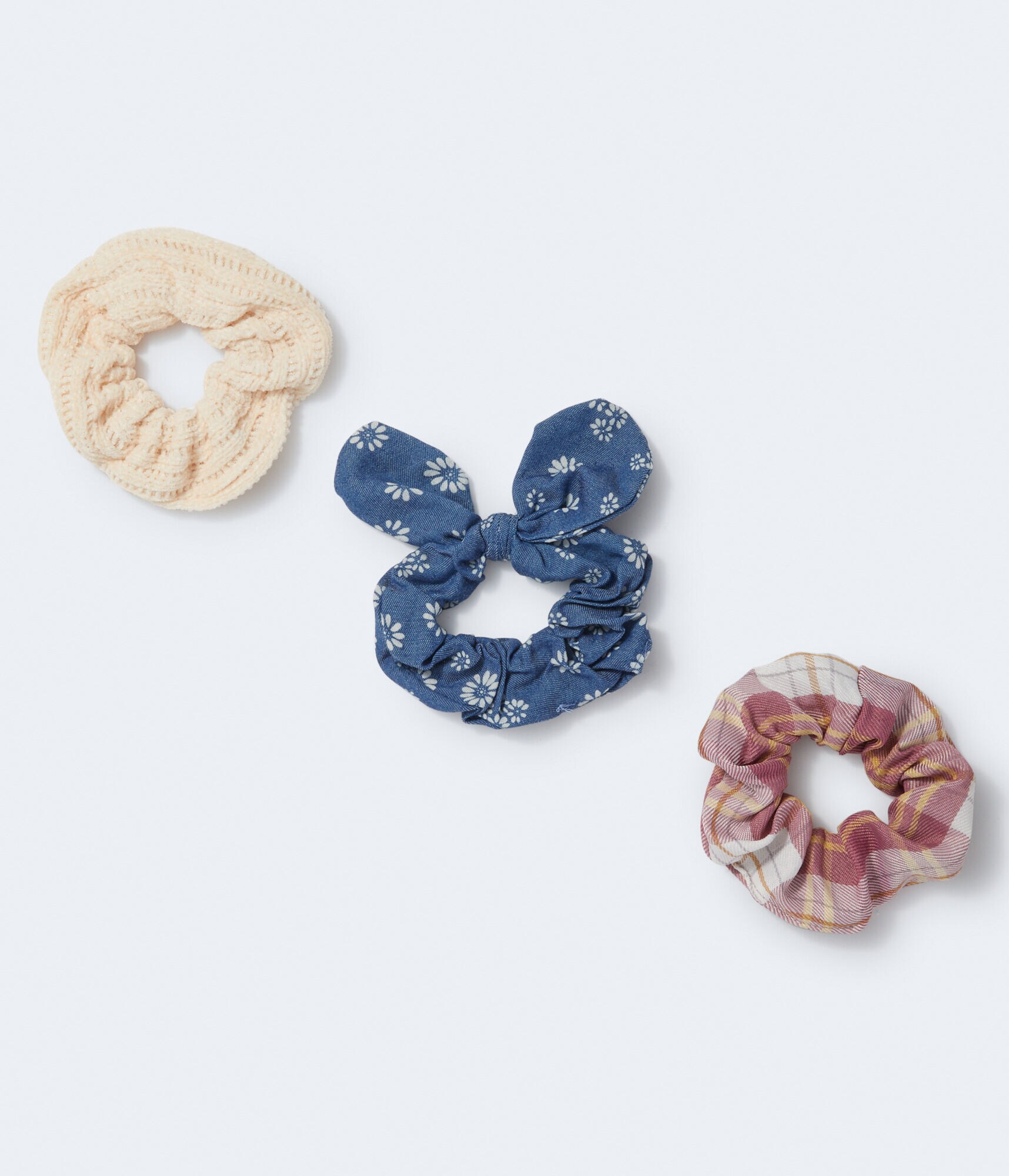 Plaid Scrunchie 3-Pack