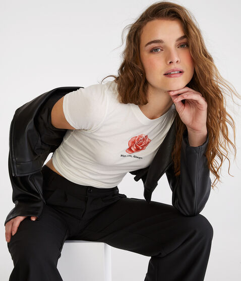 Love Always Rose Graphic Tee Love Always Rose Graphic Tee