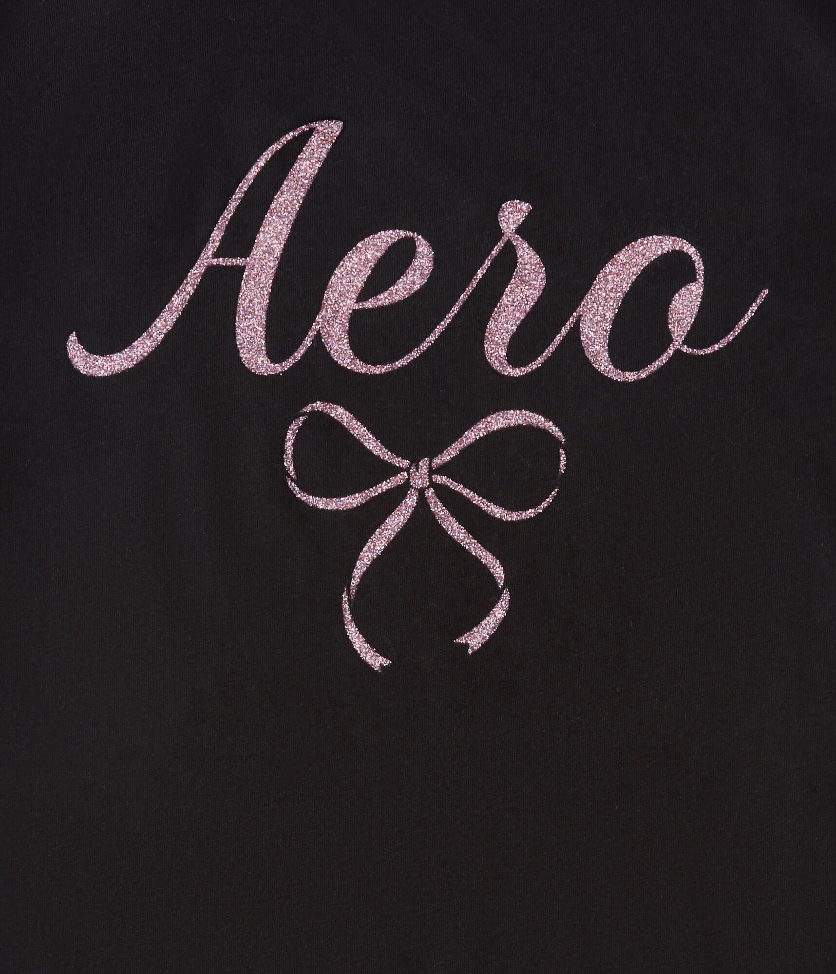 Aero Bow Glitter Graphic Tee