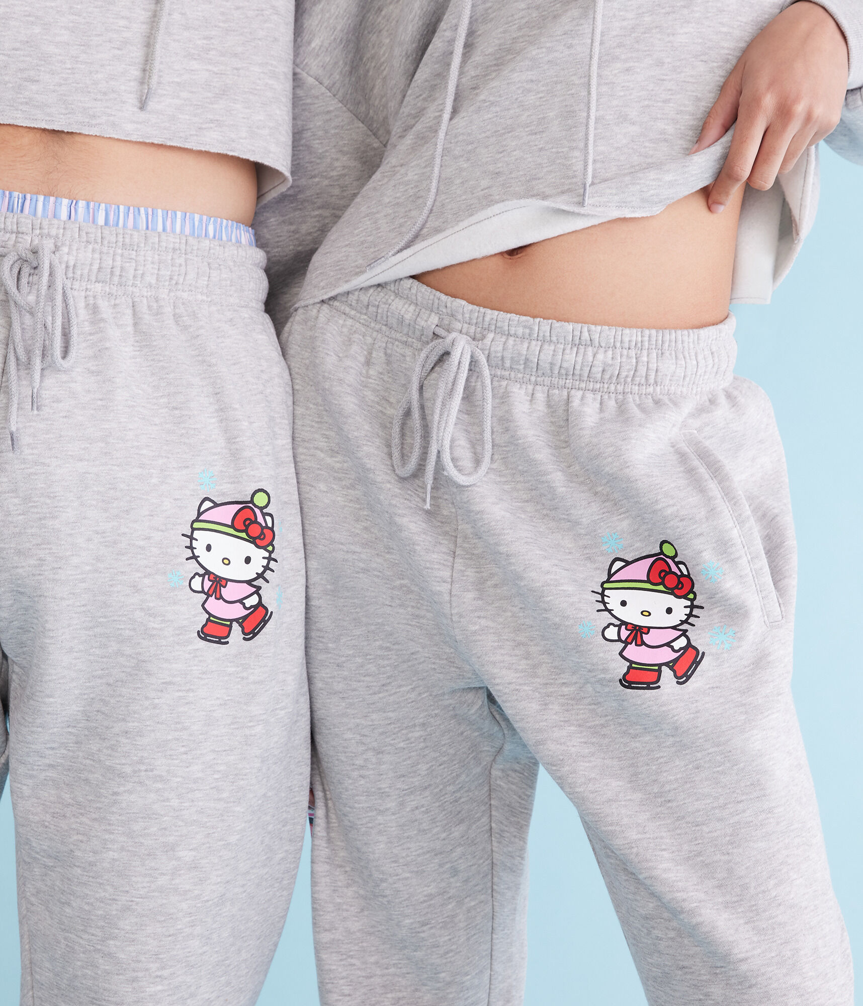 Hello Kitty Ice Skating Jogger Sweatpants