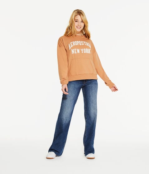 Aeropostale New York Oversized Pullover Hoodie Aeropostale New York Oversized Pullover Hoodie