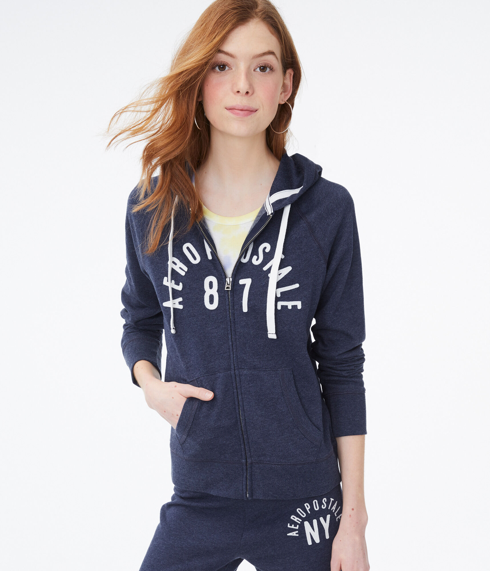 Aeropostale 87 Full-Zip Hoodie