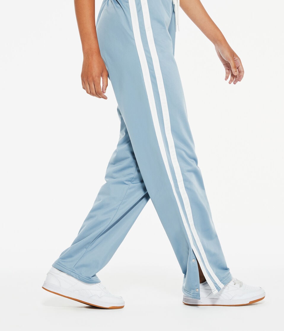 High-Rise Striped Track Pants