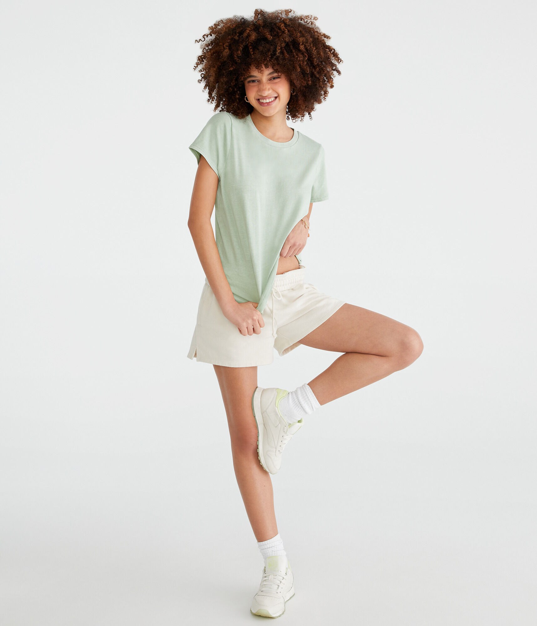 Washed Vintage Fit Crew Tee