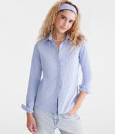 Long Sleeve Poplin Uniform Shirt