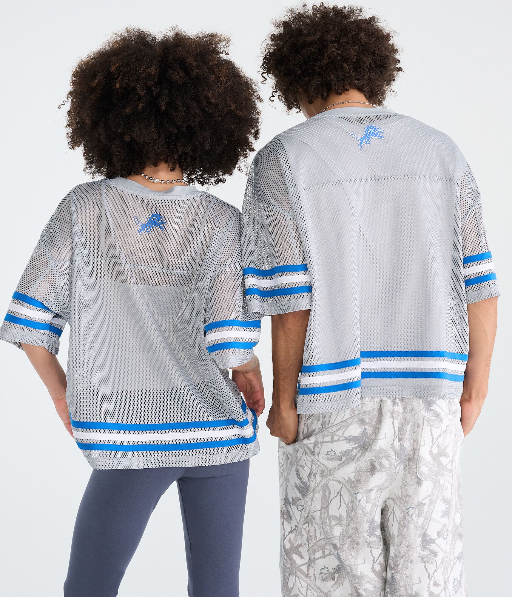 Detroit Lions Boxy Mesh Top