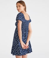 Floral Sweetheart Babydoll Dress