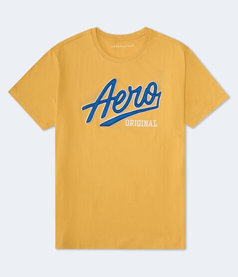 Aeropostale Original Script Appliqué Graphic Tee Aeropostale Original Script Appliqué Graphic Tee