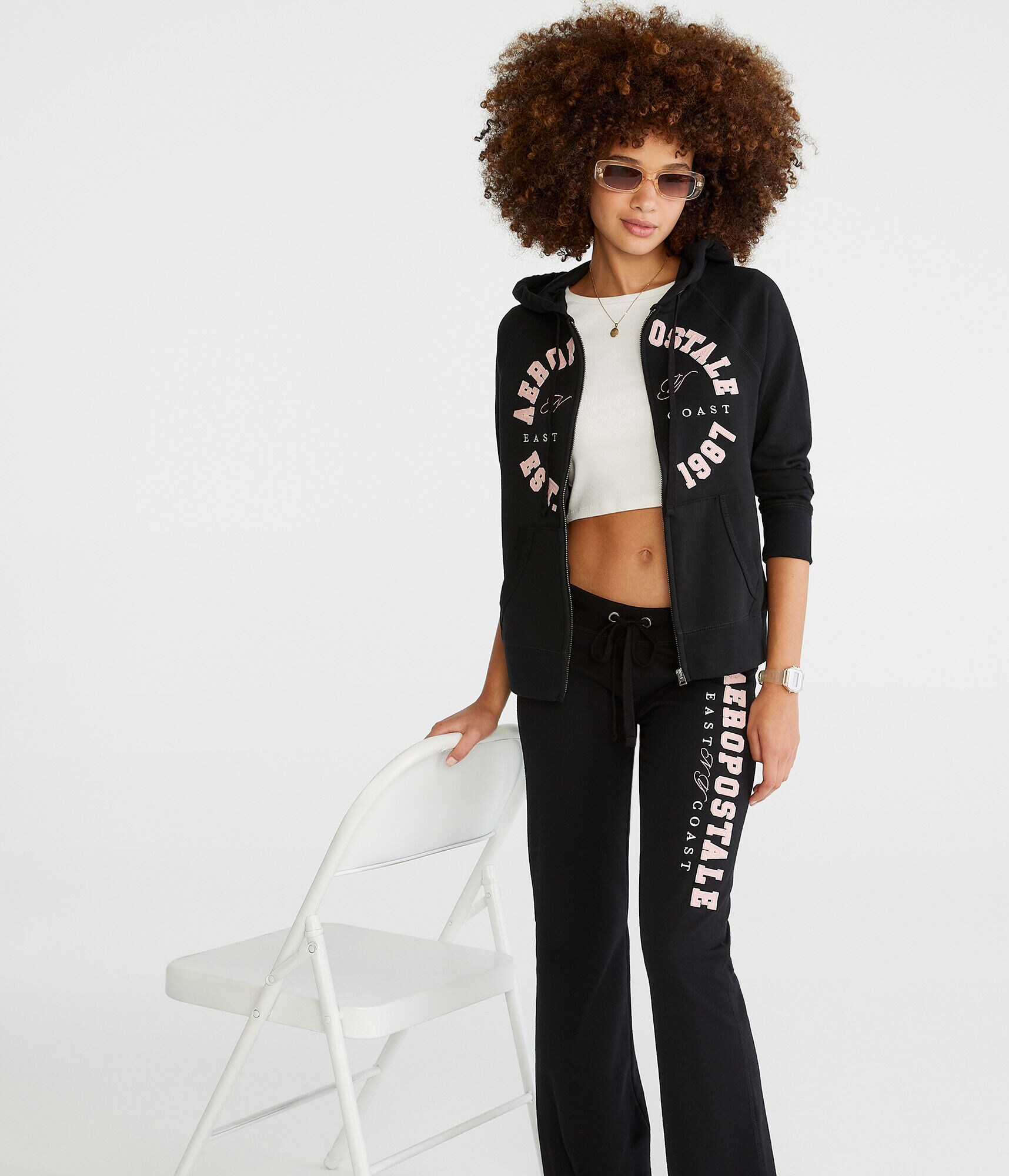 Aeropostale East Coast Full-Zip Hoodie