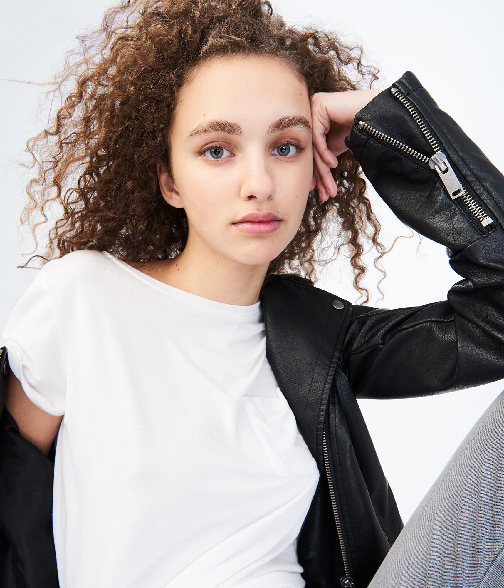 Seriously Soft Solid Pocket Crew Tee