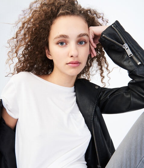 Seriously Soft Solid Pocket Crew Tee Seriously Soft Solid Pocket Crew Tee