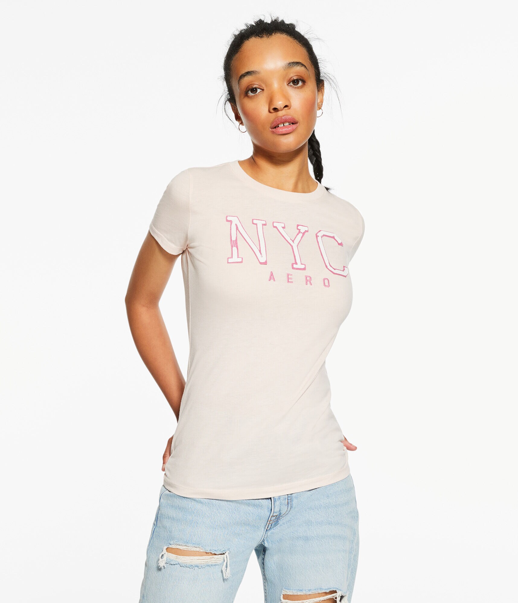 NYC Aero Appliqu&eacute; Graphic Tee