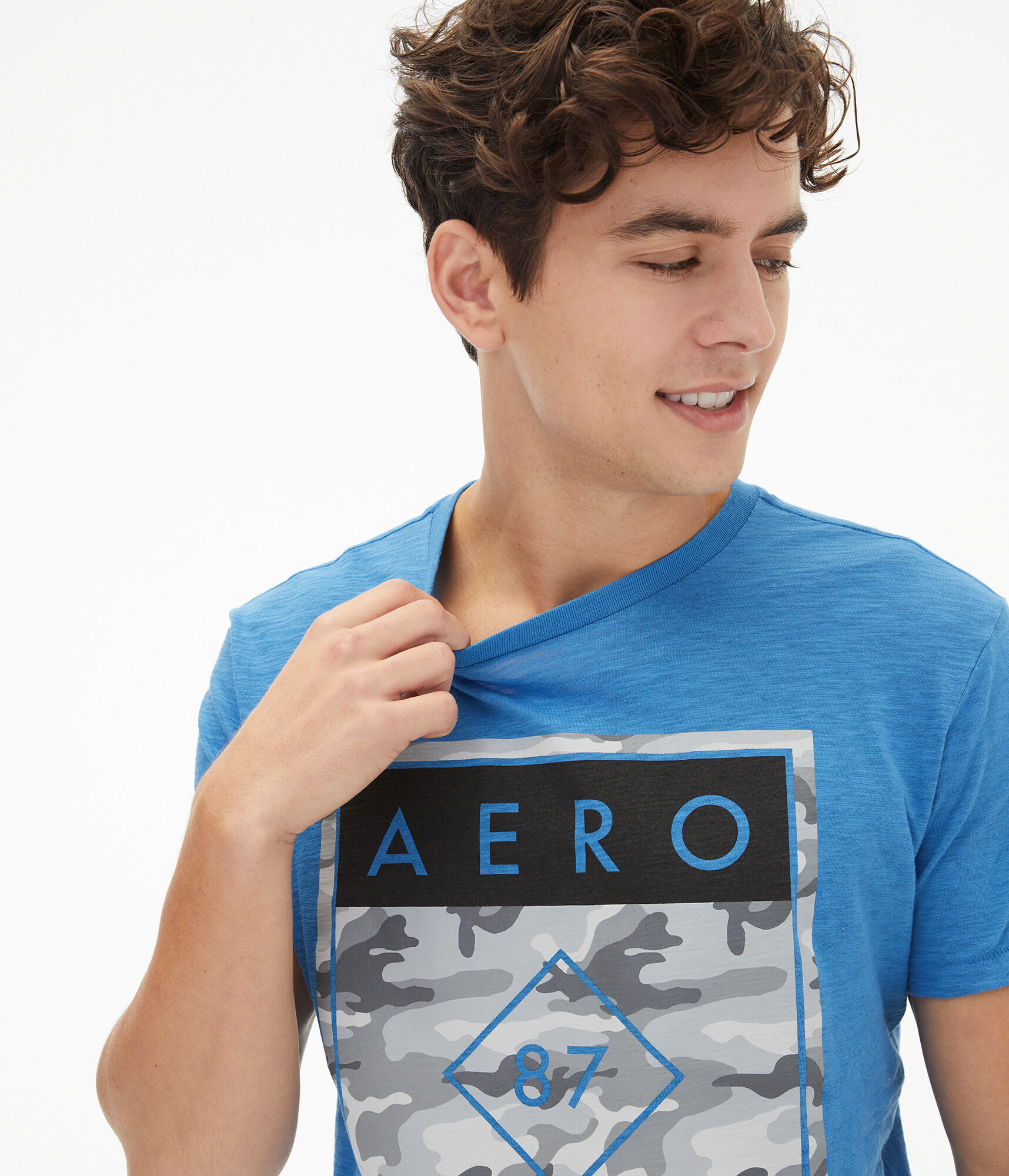 Aero 87 Camo Logo Graphic Tee