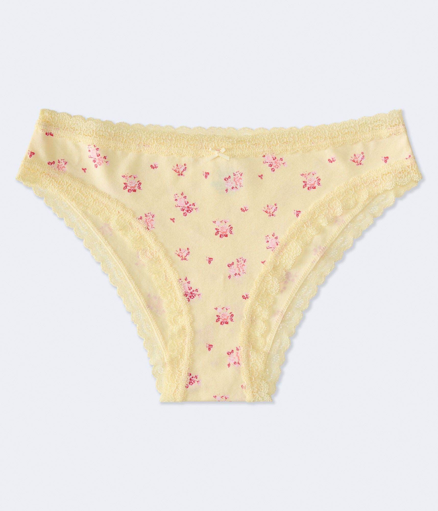 Floral Lace-Trim Hipster