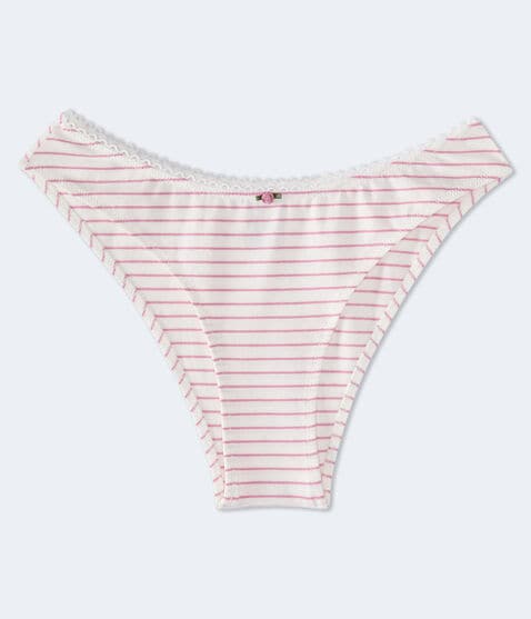 Printed Picot-Trim Cheeky Printed Picot-Trim Cheeky
