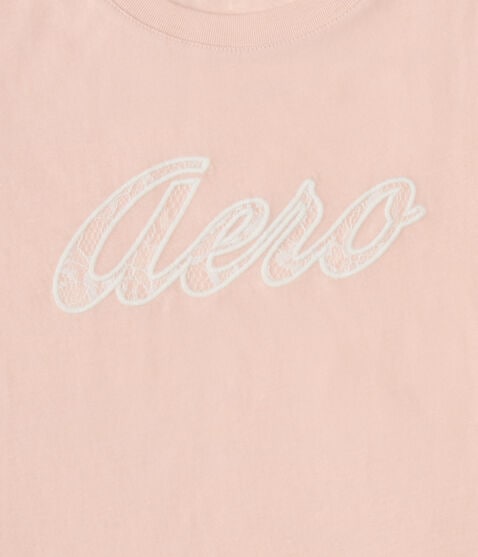 Aero Lace Script Graphic Tee Aero Lace Script Graphic Tee