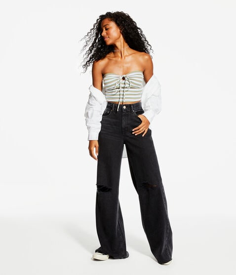 Striped Multiway Crop Top Striped Multiway Crop Top