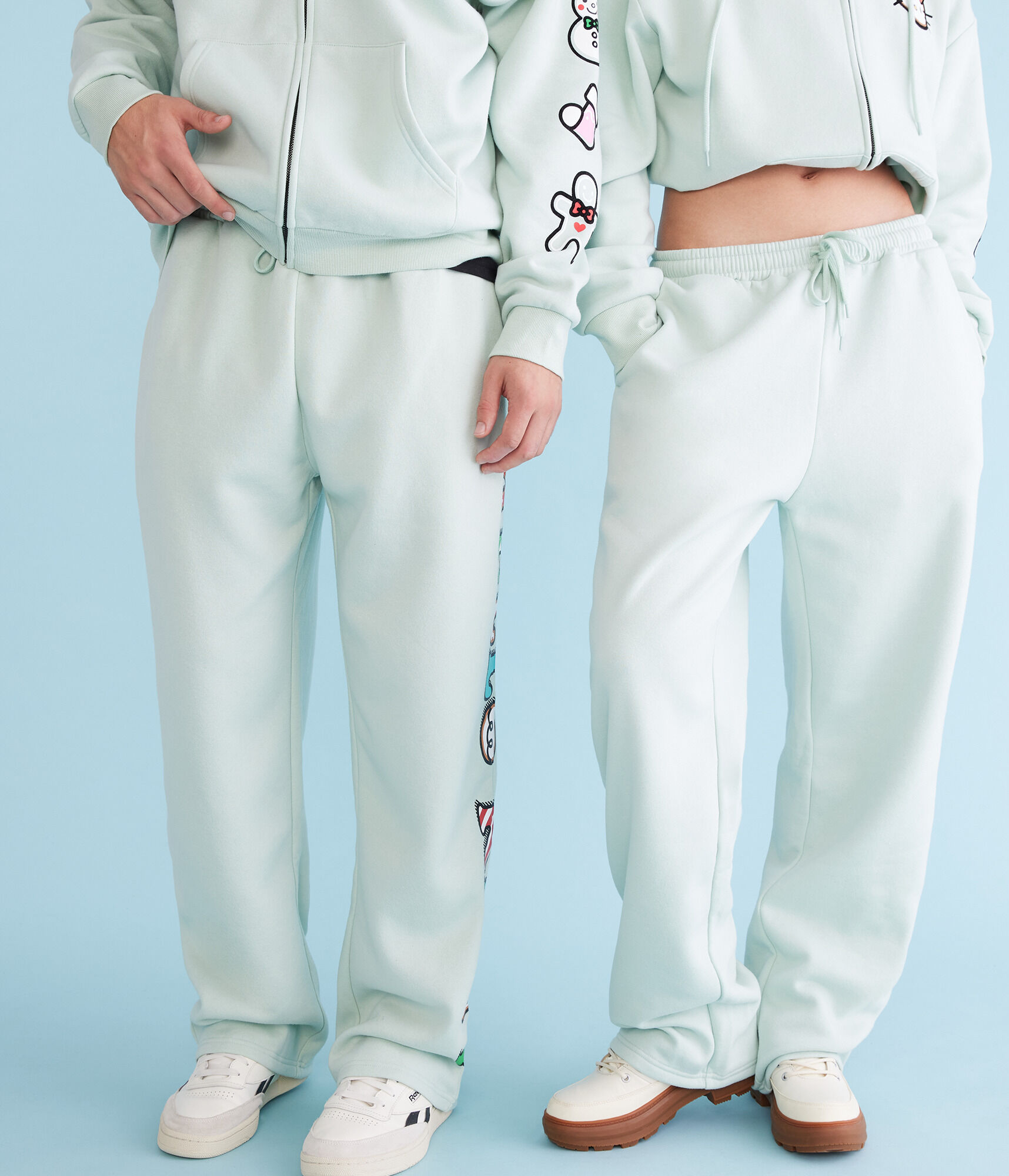 Hello Kitty Gingerbread Straight Leg Sweatpants