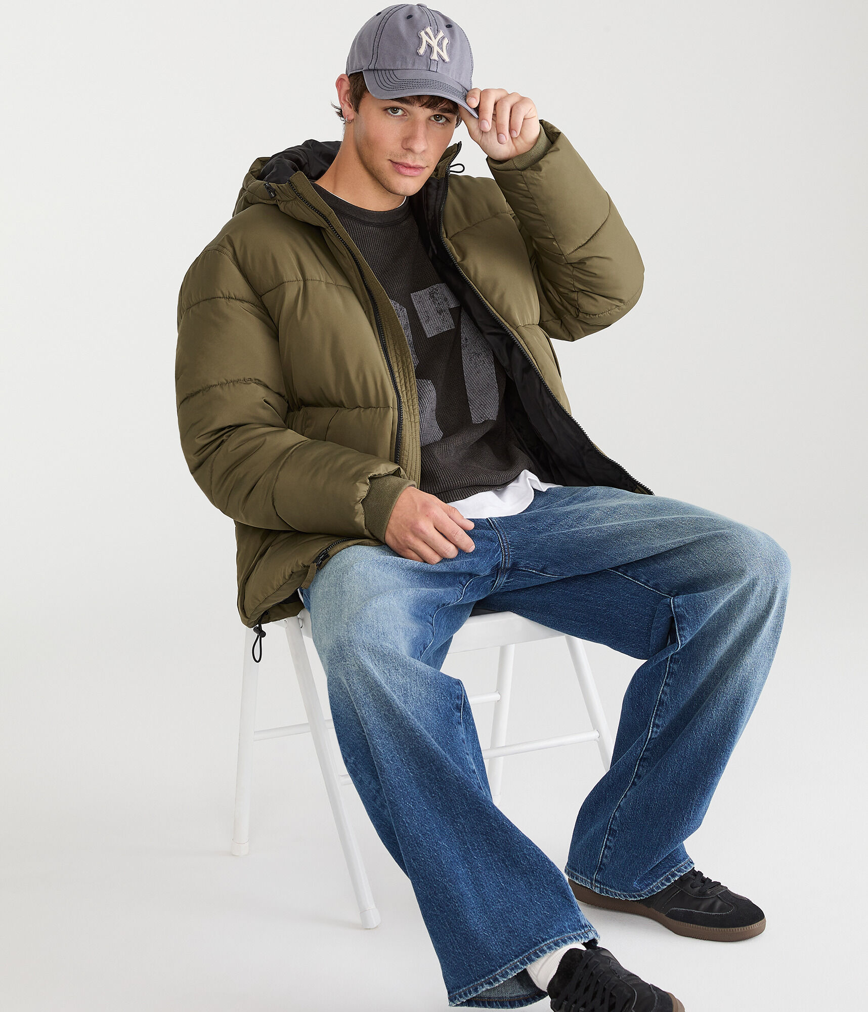 Hooded Heavyweight Puffer Jacket