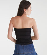 Textured Lace Tube Top
