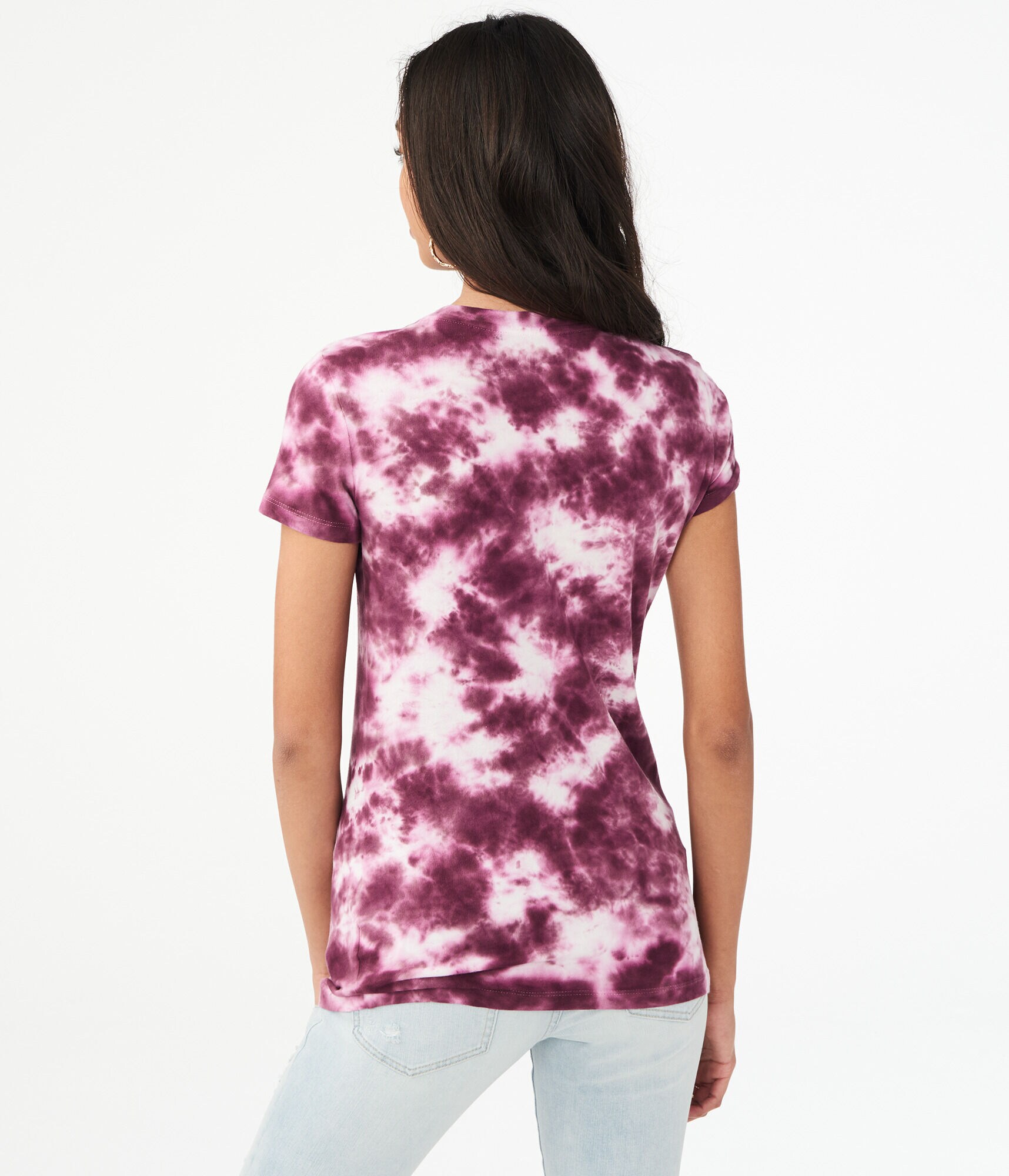 Free State Grl Pwr Tie-Dye Graphic Tee