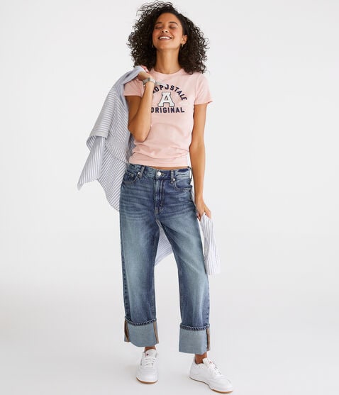 Aeropostale Original Appliqué Graphic Tee