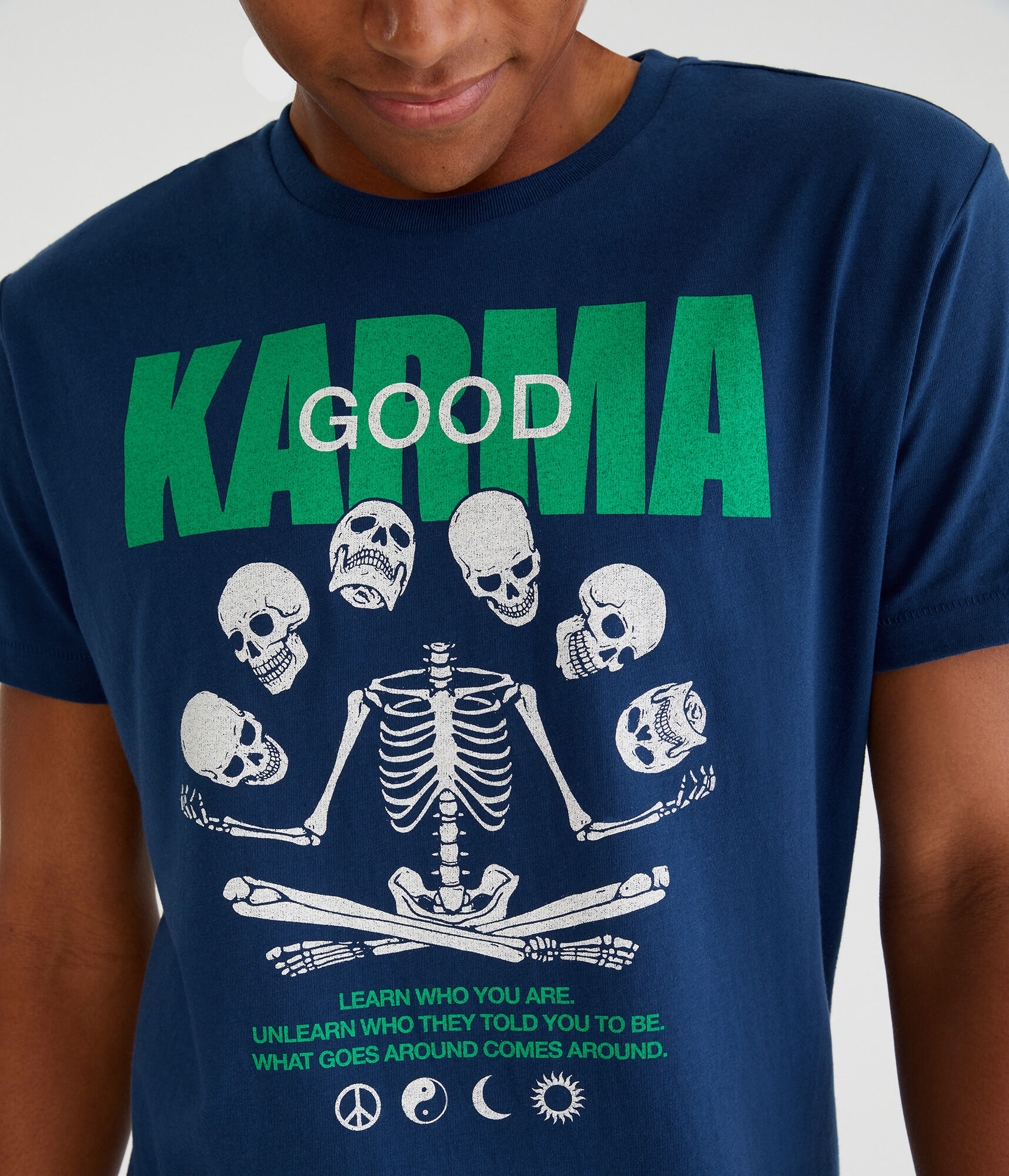 Good Karma Skeleton Graphic Tee