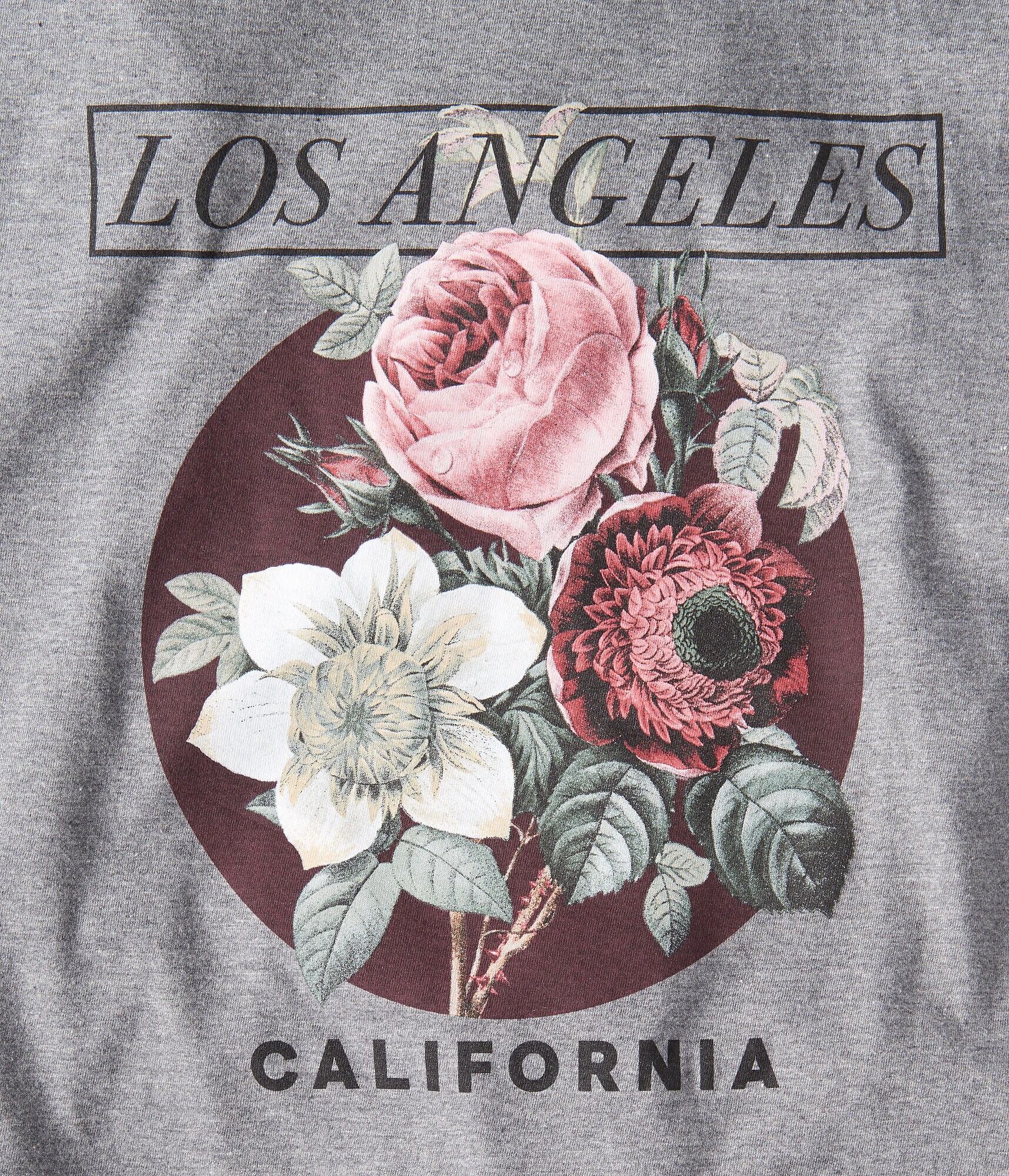 Floral Los Angeles California Graphic Tee
